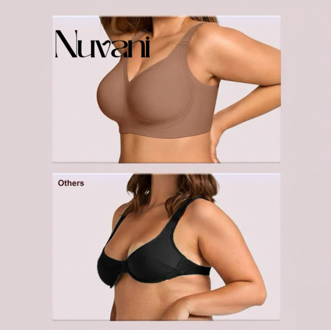 Nuvani: Full Coverage Seam/Wire-less Bras