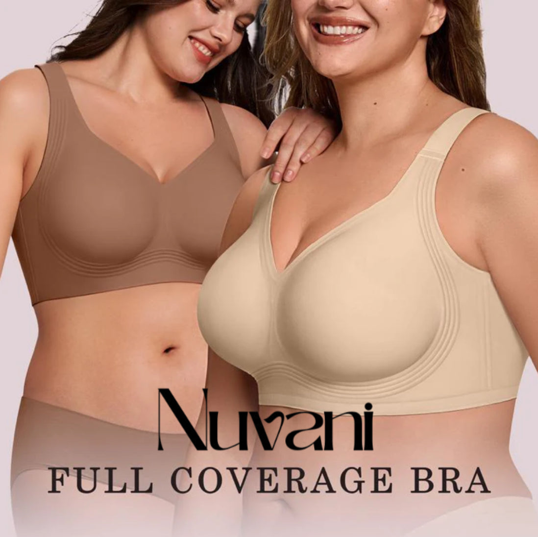 Nuvani: Full Coverage Seam/Wire-less Bras