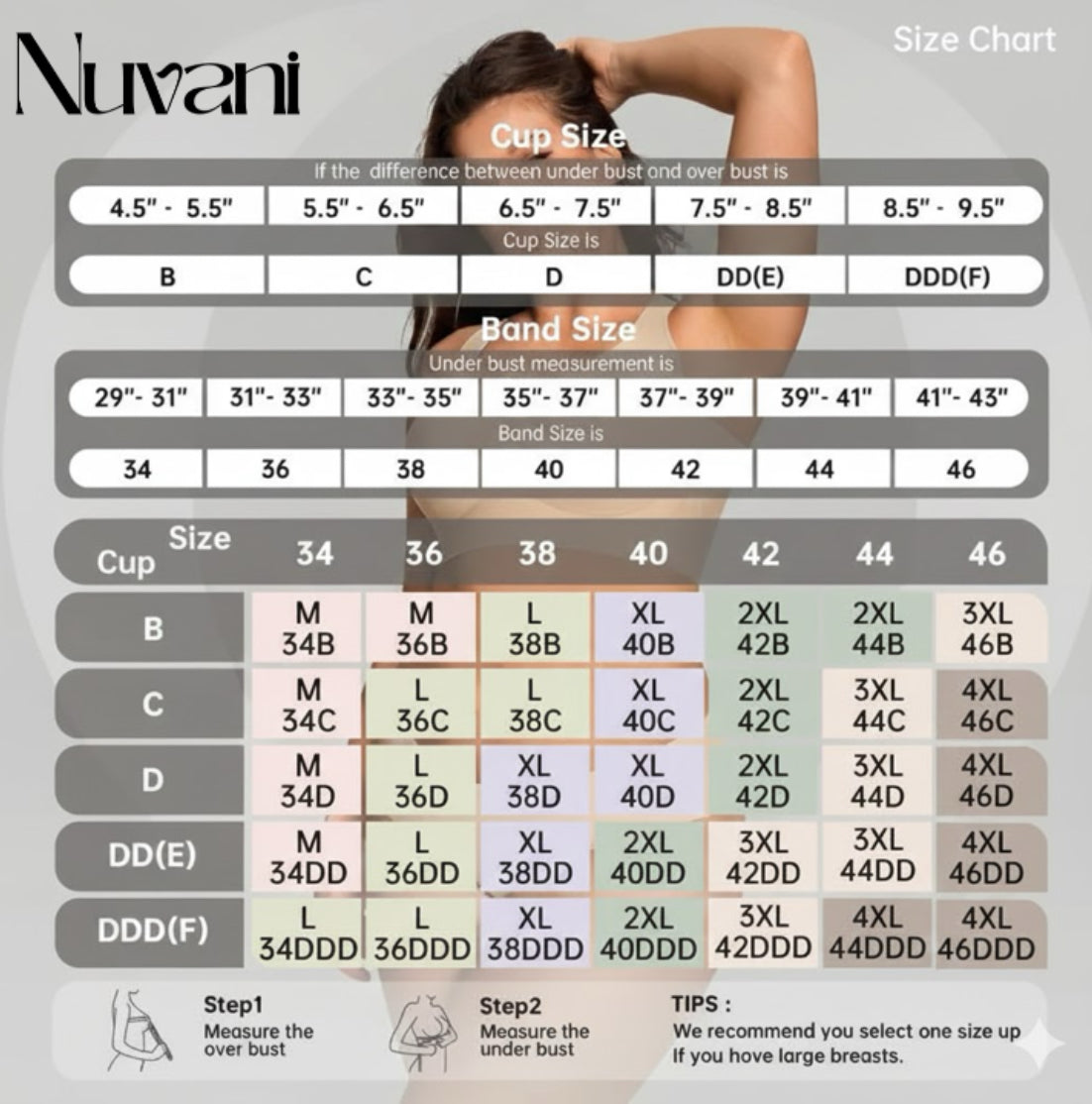 Nuvani: Full Coverage Seam/Wire-less Bras